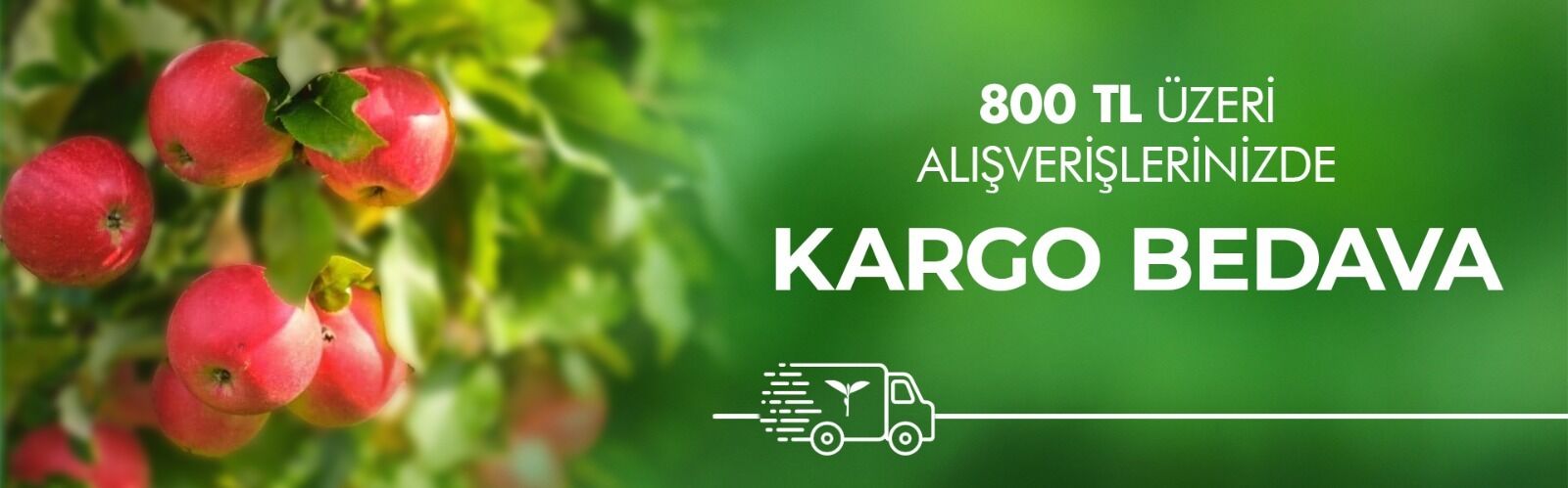 800 TL ÜZERİ ALIŞVERİŞLERDE KARGO BEDAVA